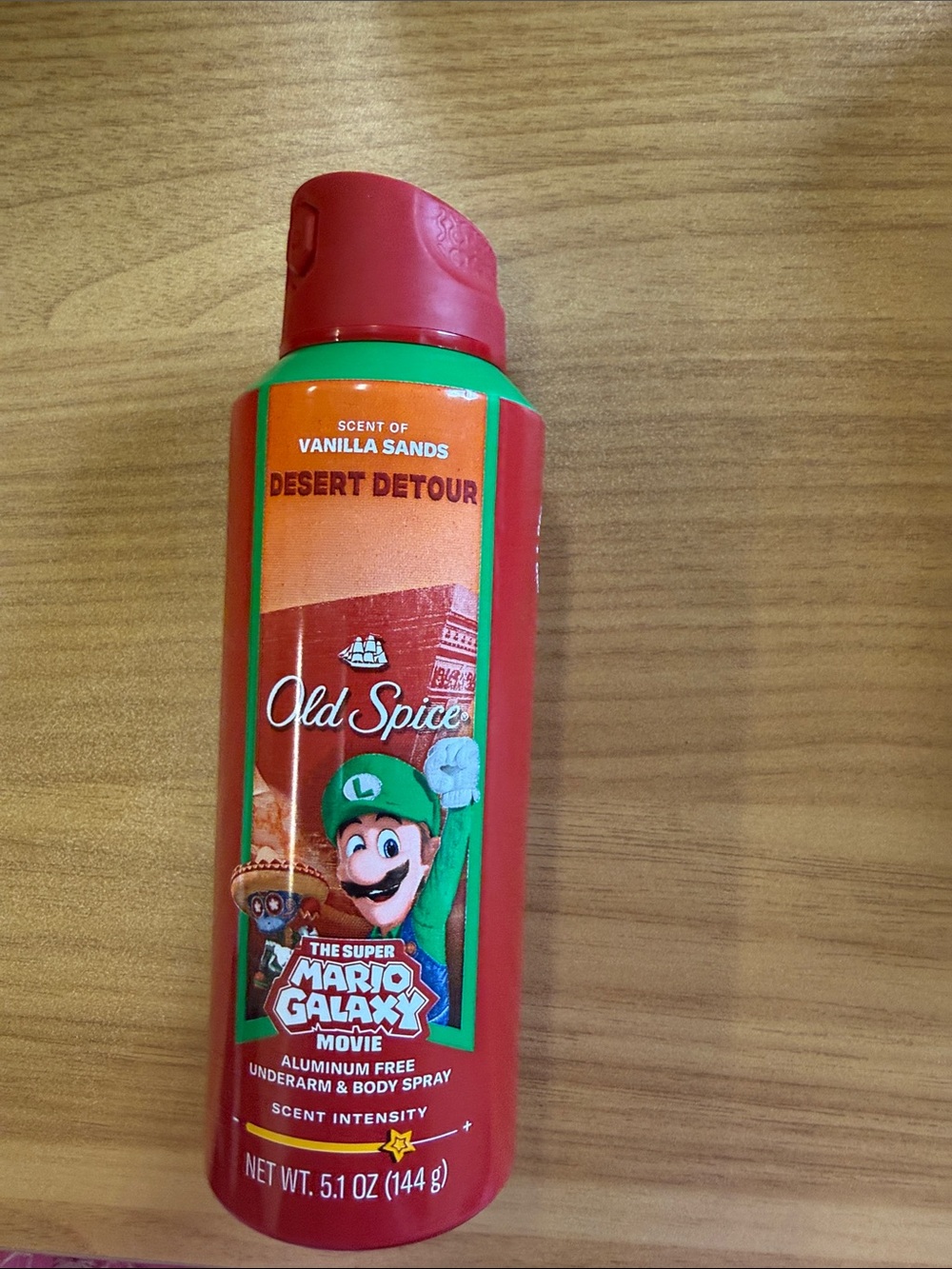NWT Old Spice Desert Detour Underarm & Body Spray Super Mario Galaxy Movie